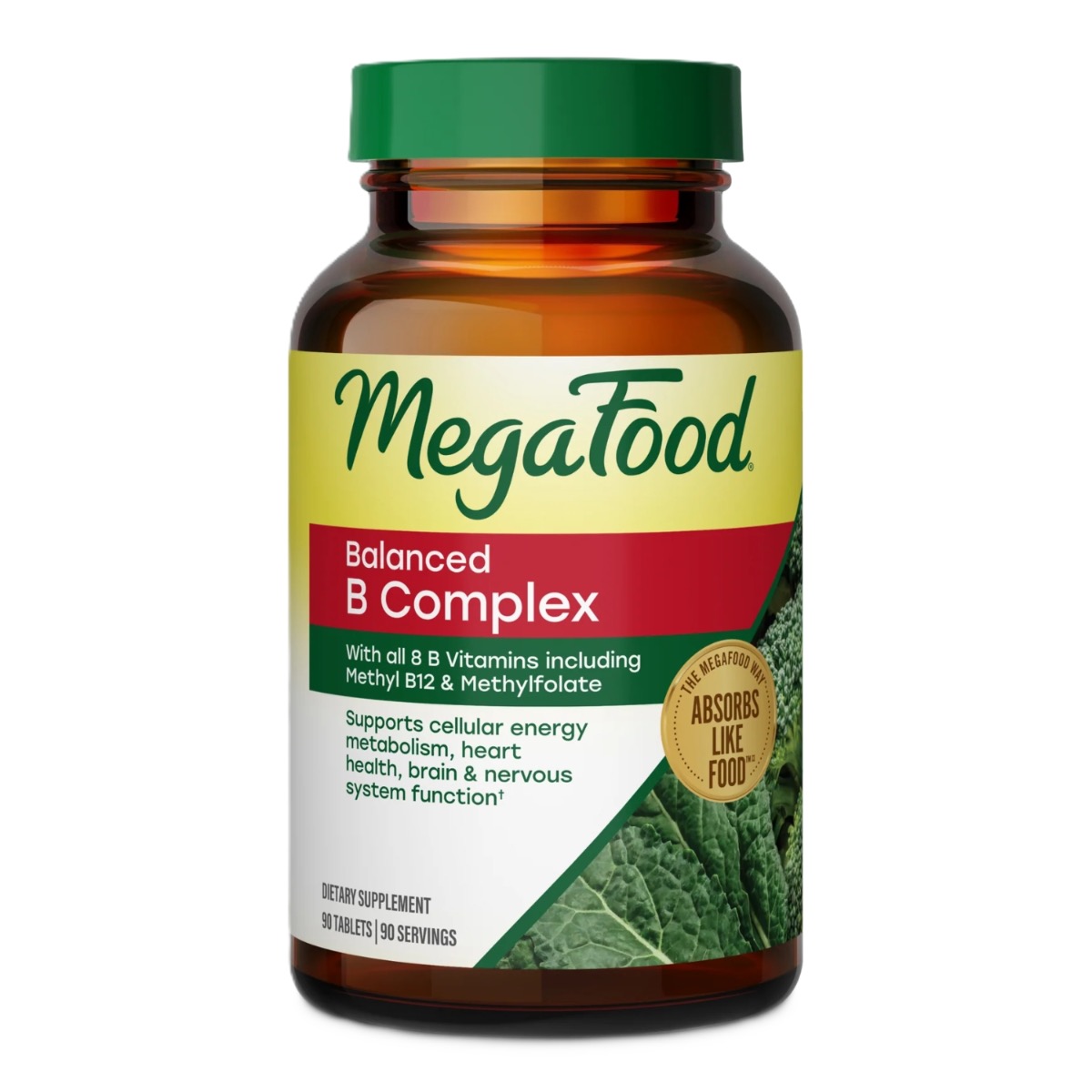 MegaFood AT Balanced B Complex 90 Tabletten