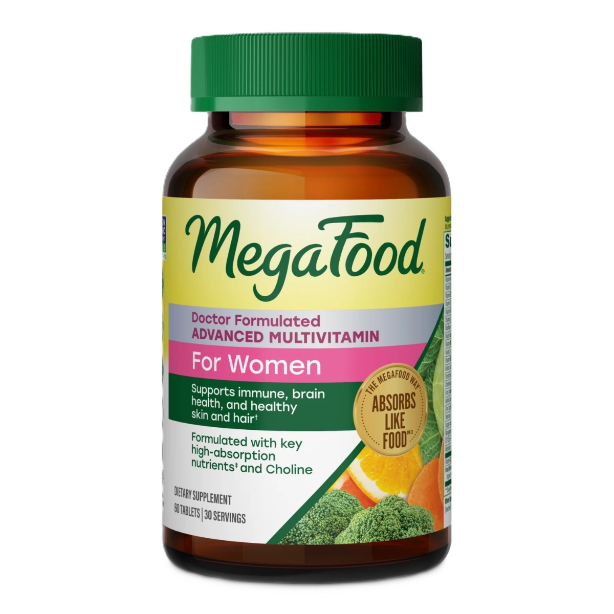 MegaFood AT Women's Advanced Multivitamin für Frauen 60 Tabletten
