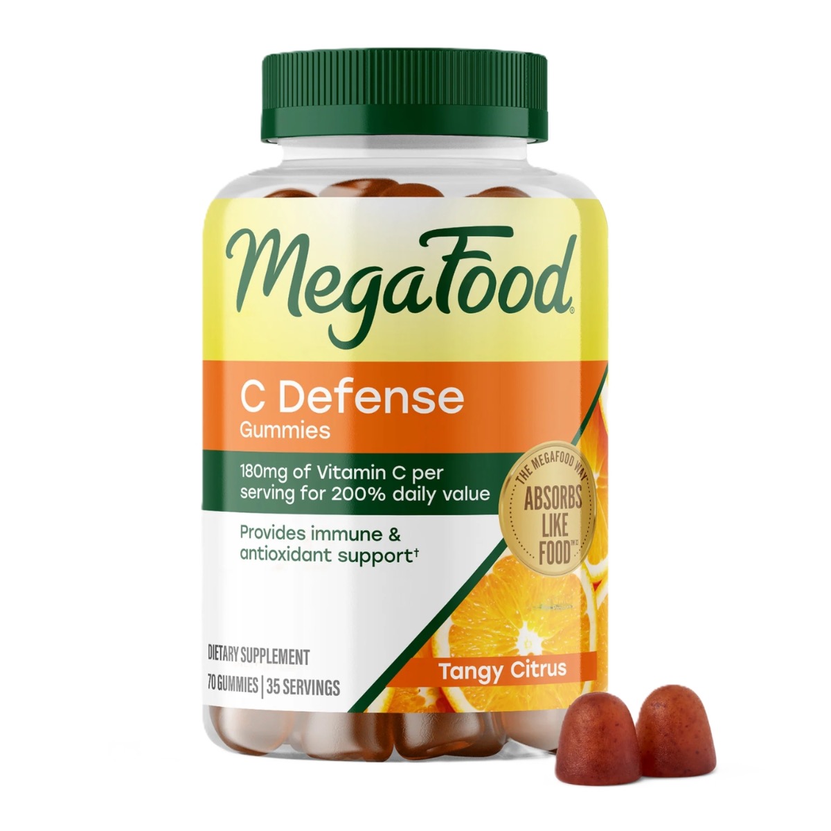 MegaFood AT Gummy C Defense (Zitrusfrüchte) 70 gummies