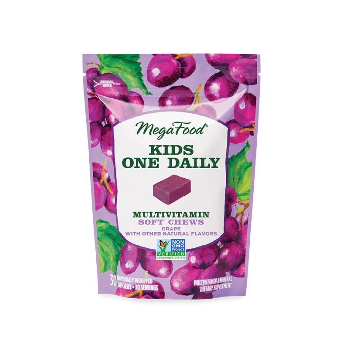 Kids One Daily Multivitamin Soft Chews - Traubengeschmack