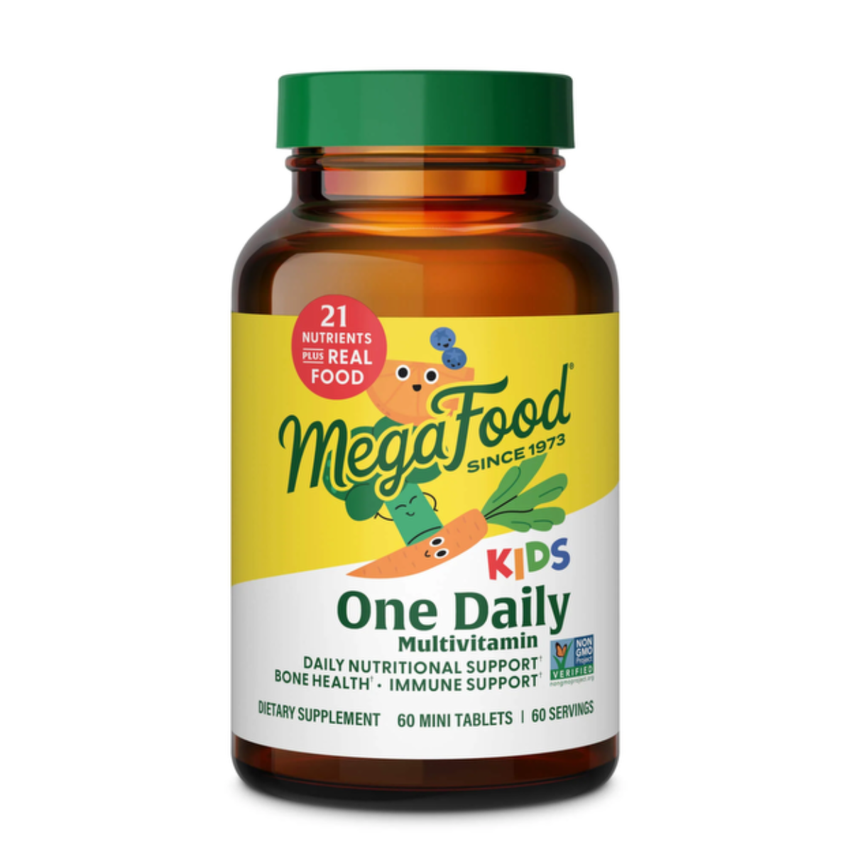 MegaFood AT Kids One Daily Multivitamin-Mineral für Kinder 60 Tabletten