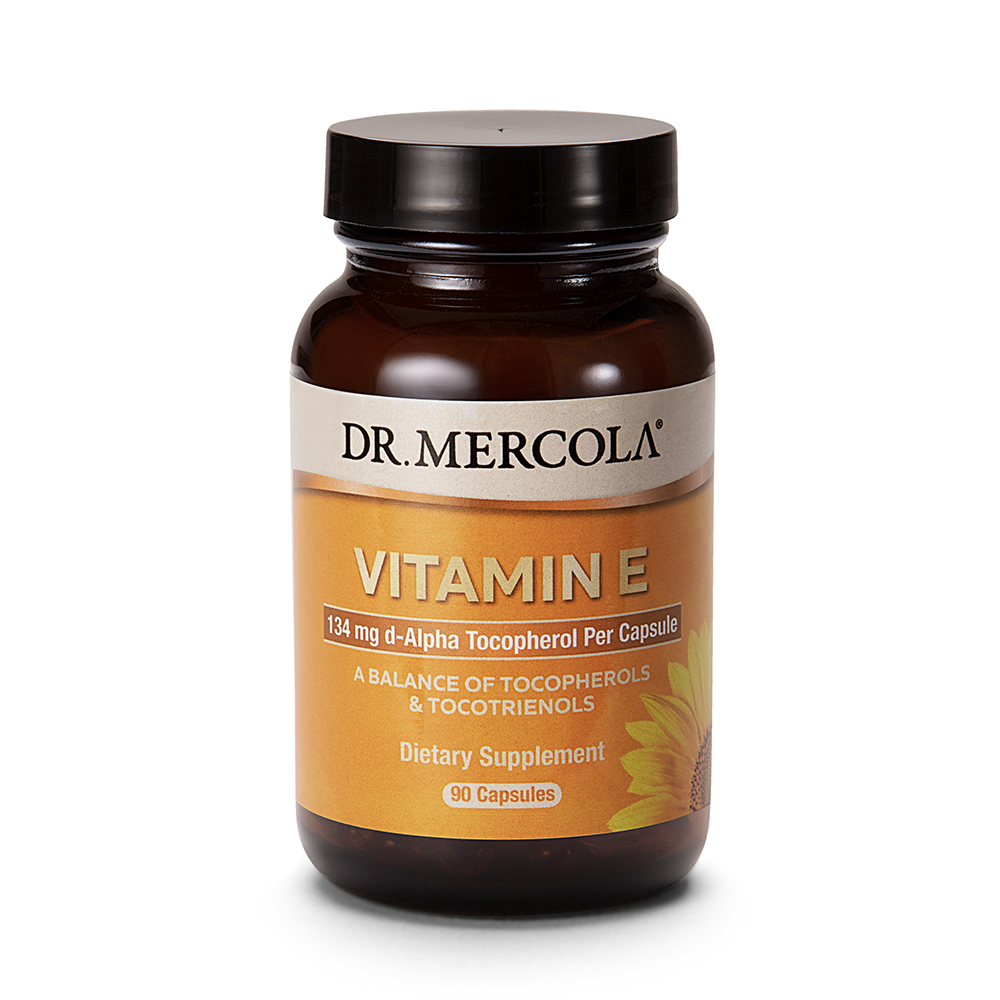 Dr Mercola Vitamin E – Tocopherole & Tocotrienole 90 Kapseln